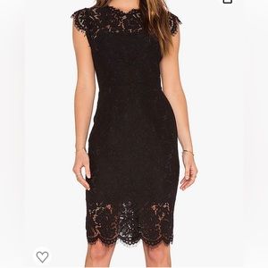 Women’s black lace dress